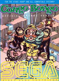 Congo Bongo Atari 2600 US box art